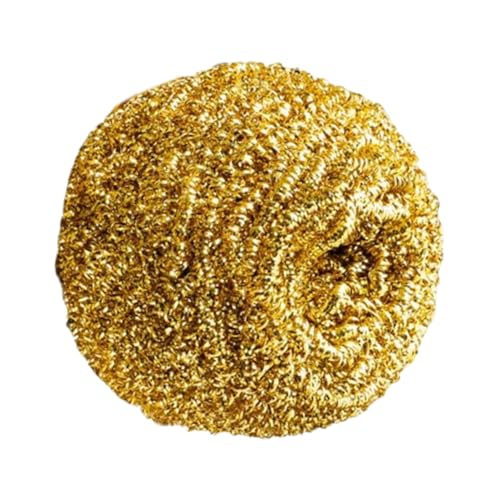 Copper Dish Scrubber - Kupferdraht -Scheuerkugelschrubbe - Haushaltsküchenreinigungswerkzeuge für Herd Top Edelstahl Anbau Ölfärbung Grill Grill Backnetz von Jubilofex