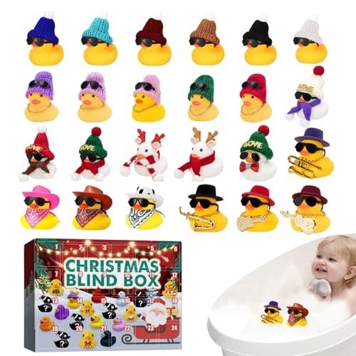 Jubilofex Adventskalender Weihnachtsenten | Dekoration Enten aus Gummi Kalender Countdown Kalender 24 Tage Badespielzeug Partyfavoriten Strumpfwaren | Dekoration Haus Reise Jubilofex Adventskalender Weihnachtsenten | Dekoration Enten aus Gummi Kalender Countdown Kalender 24 Tage Badespielzeug Partyfavoriten Strumpfwaren | Dekoration Haus Reise von Jubilofex