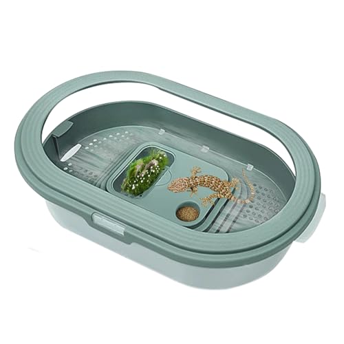 Jubilofex Aquatisches Schildkröten Terrarium | Waschbares Reptilienhaus | Fluchtgeschütztes Sonnenplateau Für Schildkröten Jubilofex Aquatisches Schildkröten Terrarium | Waschbares Reptilienhaus | Fluchtgeschütztes Sonnenplateau Für Schildkröten von Jubilofex