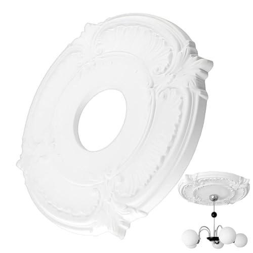 Jubilofex Dekorativen Decken Panel - Kunstring, klassischer | Modernes Leichtstück Kernstück für Kronleuchter Bindungslüfter Support Fixture Enhancement Builders House Remodelers Wohndesign Jubilofex Dekorativen Decken Panel - Kunstring, klassischer | Modernes Leichtstück Kernstück für Kronleuchter Bindungslüfter Support Fixture Enhancement Builders House Remodelers Wohndesign von Jubilofex