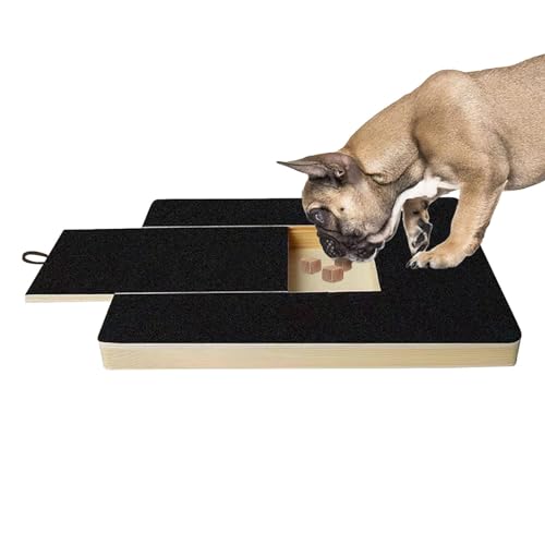 Jubilofex Hunde-Nagelkratz-Pad | Nageltrimm-Pad zum Herausziehen aus Holz | Holzpflege Kratzbrett für kleine, mittelgroße und große Hunde, Fellpflege-Werkzeug Jubilofex Hunde-Nagelkratz-Pad | Nageltrimm-Pad zum Herausziehen aus Holz | Holzpflege Kratzbrett für kleine, mittelgroße und große Hunde, Fellpflege-Werkzeug von Jubilofex