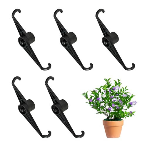 Jubilofex Pflanzen Trainingsclips,Obstbaum Zweig Spreizer Zieher | 5 Stücke 360 Grad Rotation Winkelverstellbar Obstbaum Stammformer Spanner für Garten Obstgarten Gemüse Knospen Sträucher Reben von Jubilofex