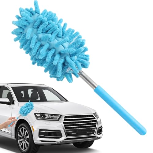 Jubilofex Staubbürste für Auto | Reinigungsbürste gegen Staub für Auto, Detail-Werkzeug mit ausziehbarem Griff, kratzfester Reiniger für SUV, LKW, Motorrad, Haus Jubilofex Staubbürste für Auto | Reinigungsbürste gegen Staub für Auto, Detail-Werkzeug mit ausziehbarem Griff, kratzfester Reiniger für SUV, LKW, Motorrad, Haus von Jubilofex