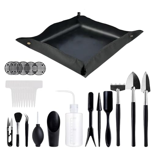 Jubilofex Werkzeuge für Sukkulenten, Transplantationsset | Pflegeset für Kakteen, Innen- und Gartenblumen – Zubehör zum Umpflanzen Jubilofex Werkzeuge für Sukkulenten, Transplantationsset | Pflegeset für Kakteen, Innen- und Gartenblumen – Zubehör zum Umpflanzen von Jubilofex