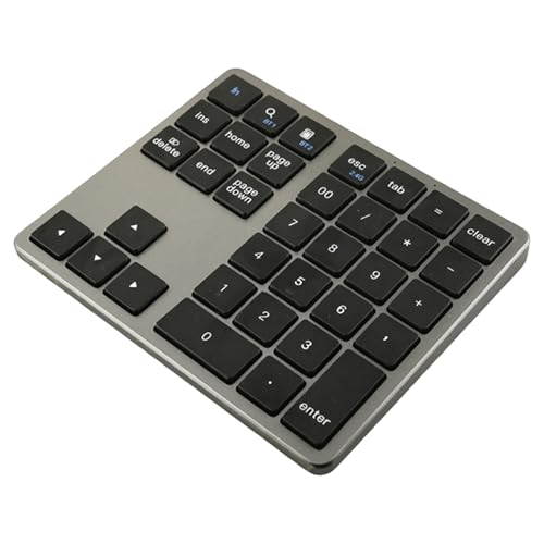 Kabellose manuelle Tastatur – Mini Control Board, digitales Werkzeug mit 35 Tasten | leichtes Keypad für präzise Eingabe, kabellose Schnittstelle für PC-Benutzer, Ergänzung zum Computer Kabellose manuelle Tastatur – Mini Control Board, digitales Werkzeug mit 35 Tasten | leichtes Keypad für präzise Eingabe, kabellose Schnittstelle für PC-Benutzer, Ergänzung zum Computer von Jubilofex