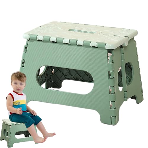Klappbarer Tritthocker - Tragbare Klappleiter, Klapphocker | Kompakte Küche Und Badezimmerverwendung, Kinderhocker Für Sicherheit Für Kinder, Klapphocker Klappbarer Tritthocker - Tragbare Klappleiter, Klapphocker | Kompakte Küche Und Badezimmerverwendung, Kinderhocker Für Sicherheit Für Kinder, Klapphocker von Jubilofex