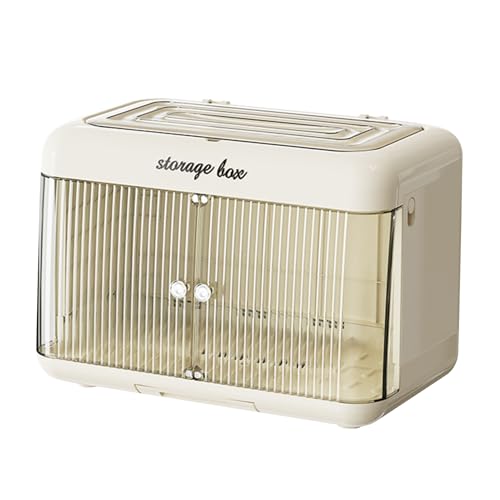 Pflegeflaschenhalter - Aufbewahrungsbox, Baby Rack | Transparenter Behälter Organizer, große Entwässerschale plus staubdes Fütterungsflaschenständer für Küchentheke Baby Ausrüstung Trockenspüle von Jubilofex