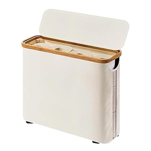 Toilettenpapier Lagerung | Schrank Toilettenpapierhalter Aufbewahrungsorganisator, wasserdichtes Korb für Schubladen Tisch Eck Handtuch Waschbewohnerin Haus Wäschetoilette von Jubilofex