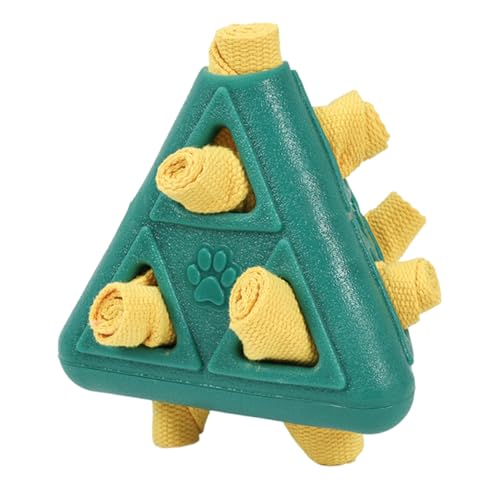 Welpe Chew Toy - Zahnreiniger, Treat Feeder | Interaktiver Puzzle -Trainer, Bite -Proof -Anreicherung Spielzeug Starker Kieferübungen Langlebige Lebensmittelabgabe -Trainingshilfe für kleine mittelgro von Jubilofex