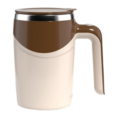 elektrische Rührbecher - selbstmischende, Magnetkaffeemixer | 380 ml Autogetränk Becher für Milchtee -, Multifunktional Travel Drink Cup für Büroküche Arbeitsplatzgeschenk von Jubilofex