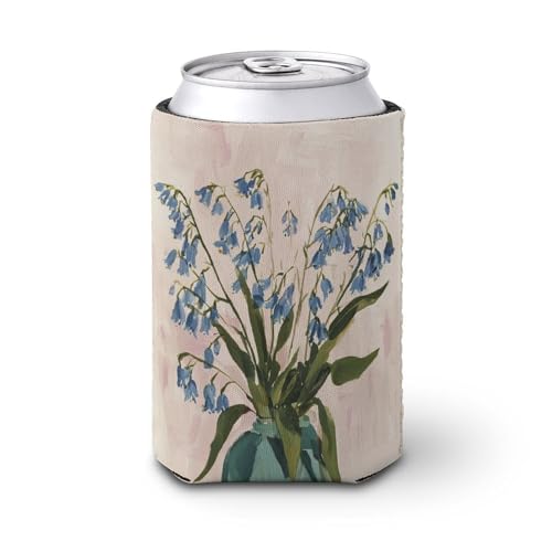 Bierdosen-Kühlhülle, Glocken in runder blaugrüner Vase, Dosenabdeckung, Bierkühler, weich, isoliert, Getränkehalter für Party, Strand, Event, Zuhause von Jubonexis