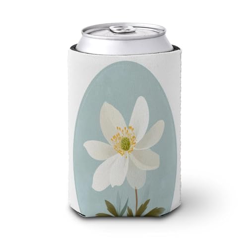 Bierdosen-Kühlhülle, Holz-Anemonenblume, minimalistische Dosenabdeckung, Bierkühler, weich, isoliert, Getränkehalter für Party, Strand, Event, Zuhause Bierdosen-Kühlhülle, Holz-Anemonenblume, minimalistische Dosenabdeckung, Bierkühler, weich, isoliert, Getränkehalter für Party, Strand, Event, Zuhause von Jubonexis