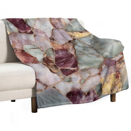 Jubonexis Anti-Pilling-Überwurfdecke mit Steinstruktur, gemütlich, langlebig, Decke für Schlafzimmer, Wohnzimmer, Couch, Sofa, Bett, 127 x 152,4 cm Jubonexis Anti-Pilling-Überwurfdecke mit Steinstruktur, gemütlich, langlebig, Decke für Schlafzimmer, Wohnzimmer, Couch, Sofa, Bett, 127 x 152,4 cm von Jubonexis