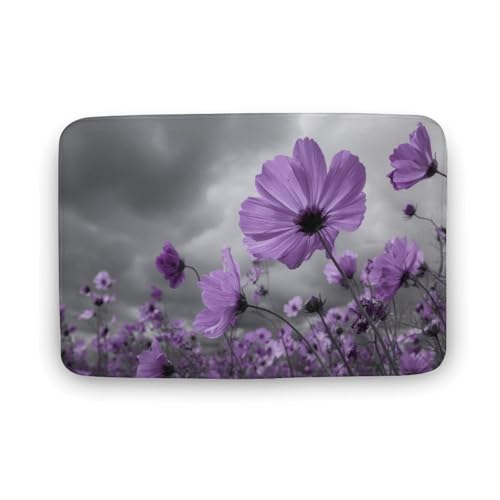 Jubonexis Badezimmer-Fußmatte, extra weich, Korallensamt, schnelle Wasseraufnahme, rutschfest, bequem, Badteppich, 40 x 60 cm, Violett Jubonexis Badezimmer-Fußmatte, extra weich, Korallensamt, schnelle Wasseraufnahme, rutschfest, bequem, Badteppich, 40 x 60 cm, Violett von Jubonexis