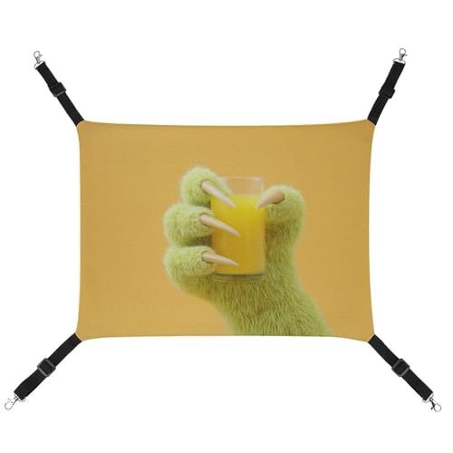 Jubonexis Grüne Krallen halten ein Glas, atmungsaktive Haustierhängematte mit verstellbaren Riemen, wendbar, Katzenbett, Hundematten Jubonexis Grüne Krallen halten ein Glas, atmungsaktive Haustierhängematte mit verstellbaren Riemen, wendbar, Katzenbett, Hundematten von Jubonexis