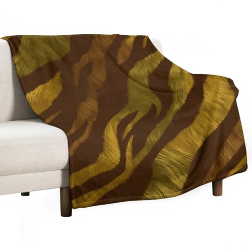 Jubonexis Überwurfdecke mit Tigerhaut, fusselfrei, gemütlich, strapazierfähig, für Schlafzimmer, Wohnzimmer, Couch, Sofa, Bett, 127 x 152,4 cm, Olivgrün / Senfgelb Jubonexis Überwurfdecke mit Tigerhaut, fusselfrei, gemütlich, strapazierfähig, für Schlafzimmer, Wohnzimmer, Couch, Sofa, Bett, 127 x 152,4 cm, Olivgrün / Senfgelb von Jubonexis