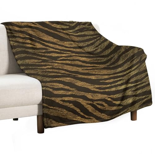 Jubonexis Überwurfdecke mit Tigerhautmuster, Anti-Pilling, gemütlich, langlebig, Decke für Schlafzimmer, Wohnzimmer, Couch, Sofa, Bett, 127 x 152,4 cm Jubonexis Überwurfdecke mit Tigerhautmuster, Anti-Pilling, gemütlich, langlebig, Decke für Schlafzimmer, Wohnzimmer, Couch, Sofa, Bett, 127 x 152,4 cm von Jubonexis