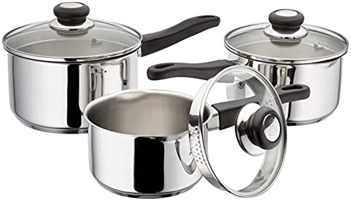 Judge J3A1A Vista Abtropf-Set, 3-teilig, Edelstahl, Silber von Judge