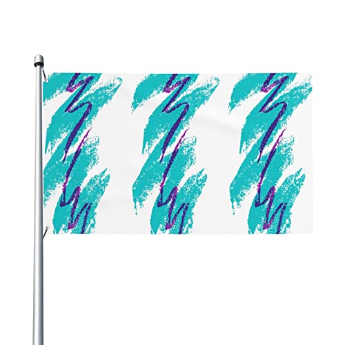 90er-Jahre-Tassen-Design, bedruckt, 90er-Jahre-Design, 90 x 152 cm, leuchtende Farben, Gartendekoration, Banner, Schilder, verblassende Metallösen, für drinnen und draußen 90er-Jahre-Tassen-Design, bedruckt, 90er-Jahre-Design, 90 x 152 cm, leuchtende Farben, Gartendekoration, Banner, Schilder, verblassende Metallösen, für drinnen und draußen von Judjfedo