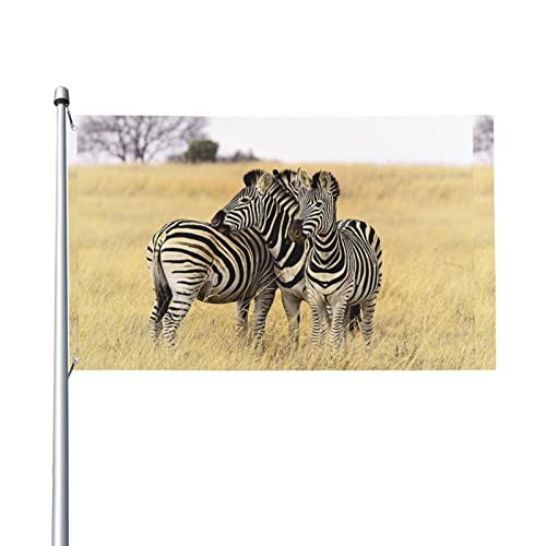 Afrikanische Tiere, bedruckte Flaggen, 90 x 152 cm, leuchtende Farben, Gartendekoration, Banner, Schilder, verblassende Metallösen, für drinnen und draußen Afrikanische Tiere, bedruckte Flaggen, 90 x 152 cm, leuchtende Farben, Gartendekoration, Banner, Schilder, verblassende Metallösen, für drinnen und draußen von Judjfedo