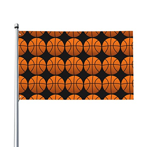 Basketball-Flaggen, bedruckt, 90 x 152 cm, leuchtende Farben, Gartendekoration, Banner, Schilder, verblassende Metallösen, für drinnen und draußen Basketball-Flaggen, bedruckt, 90 x 152 cm, leuchtende Farben, Gartendekoration, Banner, Schilder, verblassende Metallösen, für drinnen und draußen von Judjfedo