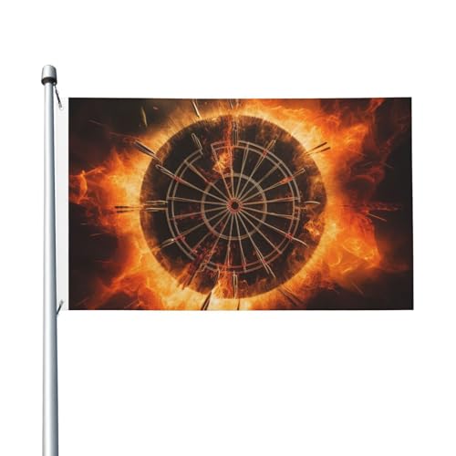 Dartscheiben-Flaggen für den Außenbereich, 90 x 150 cm, doppelseitige saisonale Gartenflagge, Banner mit Ösen, Outdoor-Flagge für Hausdekorationen, Fotohintergrund Dartscheiben-Flaggen für den Außenbereich, 90 x 150 cm, doppelseitige saisonale Gartenflagge, Banner mit Ösen, Outdoor-Flagge für Hausdekorationen, Fotohintergrund von Judjfedo