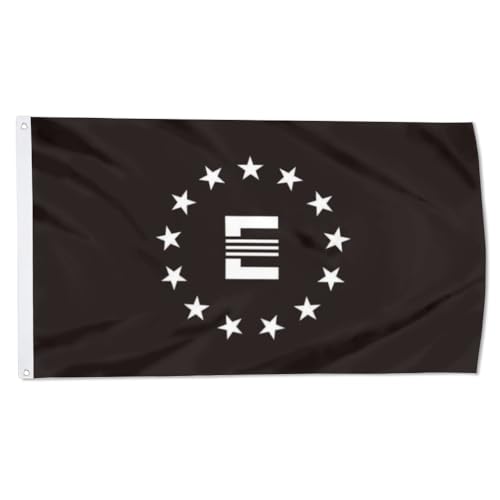 Enclave E Amerikanische Flagge, 90 x 152 cm, 13 Sterne, Schwarz Enclave E Amerikanische Flagge, 90 x 152 cm, 13 Sterne, Schwarz von Judjfedo