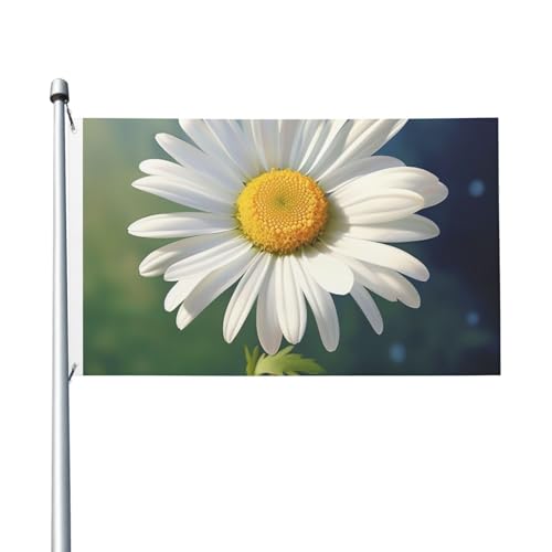 Gänseblümchen-Flaggen für den Außenbereich, 90 x 150 cm, doppelseitige saisonale Gartenflagge, Banner mit Ösen, Outdoor-Flagge für Hausdekorationen, Fotohintergrund Gänseblümchen-Flaggen für den Außenbereich, 90 x 150 cm, doppelseitige saisonale Gartenflagge, Banner mit Ösen, Outdoor-Flagge für Hausdekorationen, Fotohintergrund von Judjfedo