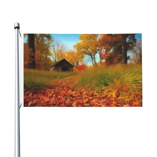 Galerie für Herbstflaggen für den Außenbereich, 90 x 150 cm, doppelseitige saisonale Gartenflagge, Banner mit Ösen, Outdoor-Flagge für Hausdekorationen, Fotohintergrund Galerie für Herbstflaggen für den Außenbereich, 90 x 150 cm, doppelseitige saisonale Gartenflagge, Banner mit Ösen, Outdoor-Flagge für Hausdekorationen, Fotohintergrund von Judjfedo