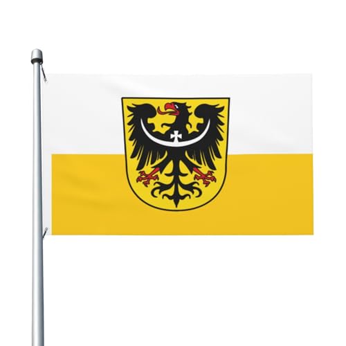Schlesische Flagge, 7,6 x 12,7 cm, doppelseitige Flagge, robustes und dekoratives Outdoor-Banner, ideal für Garten, Schlafzimmer und Partydekoration Schlesische Flagge, 7,6 x 12,7 cm, doppelseitige Flagge, robustes und dekoratives Outdoor-Banner, ideal für Garten, Schlafzimmer und Partydekoration von Judjfedo