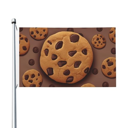 Schokoladenflaggen für den Außenbereich, 90 x 150 cm, doppelseitige saisonale Gartenflagge, Urlaubsflagge, Banner mit Ösen, Outdoor-Flagge für Hausdekorationen, Fotohintergrund Schokoladenflaggen für den Außenbereich, 90 x 150 cm, doppelseitige saisonale Gartenflagge, Urlaubsflagge, Banner mit Ösen, Outdoor-Flagge für Hausdekorationen, Fotohintergrund von Judjfedo