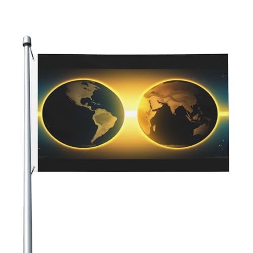 The Light of the Earth doppelseitige Flagge, 7,6 x 12,7 cm, robustes und dekoratives Outdoor-Banner, ideal für Garten, Schlafzimmer und Partydekoration The Light of the Earth doppelseitige Flagge, 7,6 x 12,7 cm, robustes und dekoratives Outdoor-Banner, ideal für Garten, Schlafzimmer und Partydekoration von Judjfedo