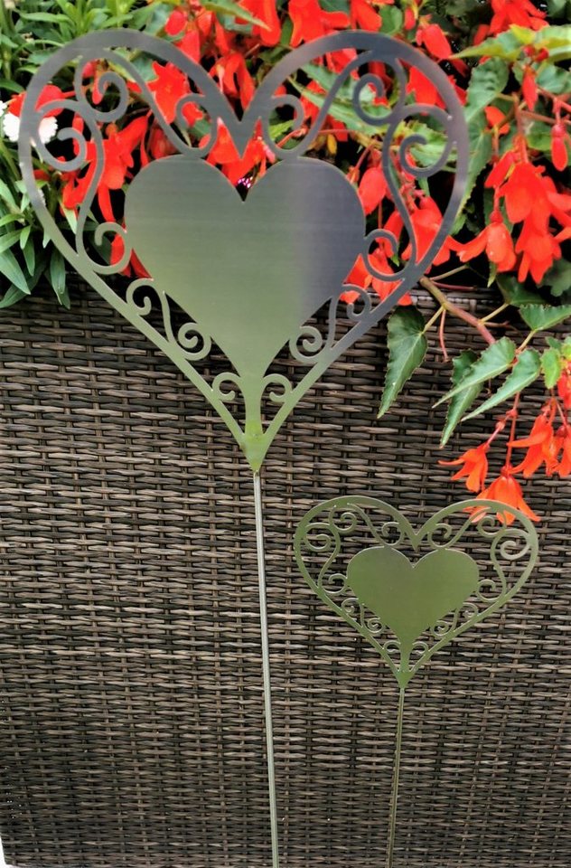 Jürgen Bocker - Gartenambiente Gartenstecker Beetstecker Liebesherz Romantik 2er Set Gartenstecker Jürgen Bocker - Gartenambiente Gartenstecker Beetstecker Liebesherz Romantik 2er Set Gartenstecker von Jürgen Bocker - Gartenambiente