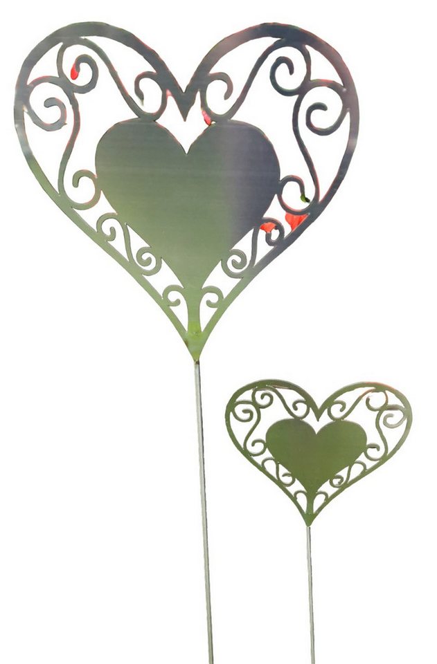 Jürgen Bocker - Gartenambiente Gartenstecker Beetstecker Liebesherz Romantik 2er Set Gartenstecker Jürgen Bocker - Gartenambiente Gartenstecker Beetstecker Liebesherz Romantik 2er Set Gartenstecker von Jürgen Bocker - Gartenambiente