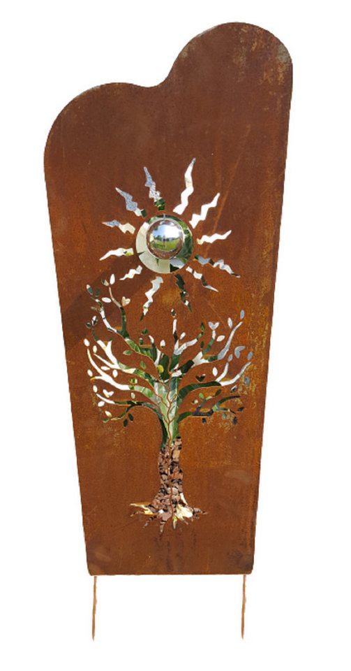 Jürgen Bocker - Gartenambiente Gartenstecker Beetstecker Baum eckig Corten Dekoration Gartenstecker von Jürgen Bocker - Gartenambiente