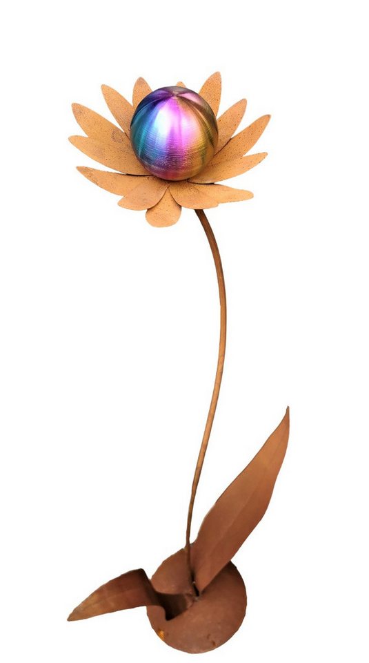 Jürgen Bocker - Gartenambiente Gartenstecker Blume Palermo 120 cm Kugel rainbow matt gebürstet Cortenstahl Garten Jürgen Bocker - Gartenambiente Gartenstecker Blume Palermo 120 cm Kugel rainbow matt gebürstet Cortenstahl Garten von Jürgen Bocker - Gartenambiente