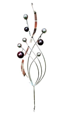 Jürgen Bocker Garten-Ambiente Gartenstecker Venedig groß Edelstahl matt gebürstet Kugeln Marmor violett Abmessung 160x24x8 cm, Silber, BS 100 197, 160 cm Jürgen Bocker Garten-Ambiente Gartenstecker Venedig groß Edelstahl matt gebürstet Kugeln Marmor violett Abmessung 160x24x8 cm, Silber, BS 100 197, 160 cm von Jürgen Bocker Garten-Ambiente