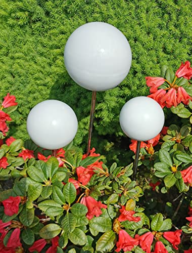 Jürgen Bocker Garten-Ambiente Rosenkugel 3er Set 15-10-10 cm Edelstahl weiß poliert mit Stab 80 cm Gartenstecker Beetstecker Jürgen Bocker Garten-Ambiente Rosenkugel 3er Set 15-10-10 cm Edelstahl weiß poliert mit Stab 80 cm Gartenstecker Beetstecker von Jürgen Bocker Garten-Ambiente