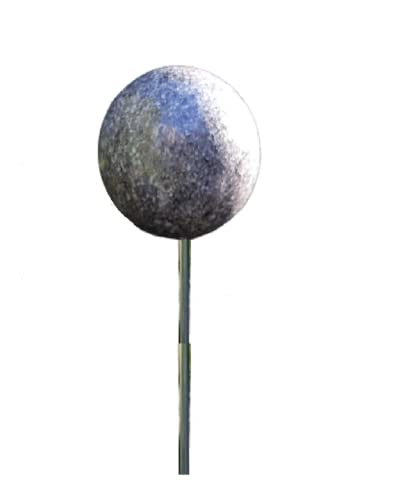 Jürgen Bocker Garten-Ambiente anthrazit Gartenstecker Rosenkugel 10 cm Edelstahl mit Granitlackierung Stab 80 cm, BS 100 040 von Jürgen Bocker Garten-Ambiente
