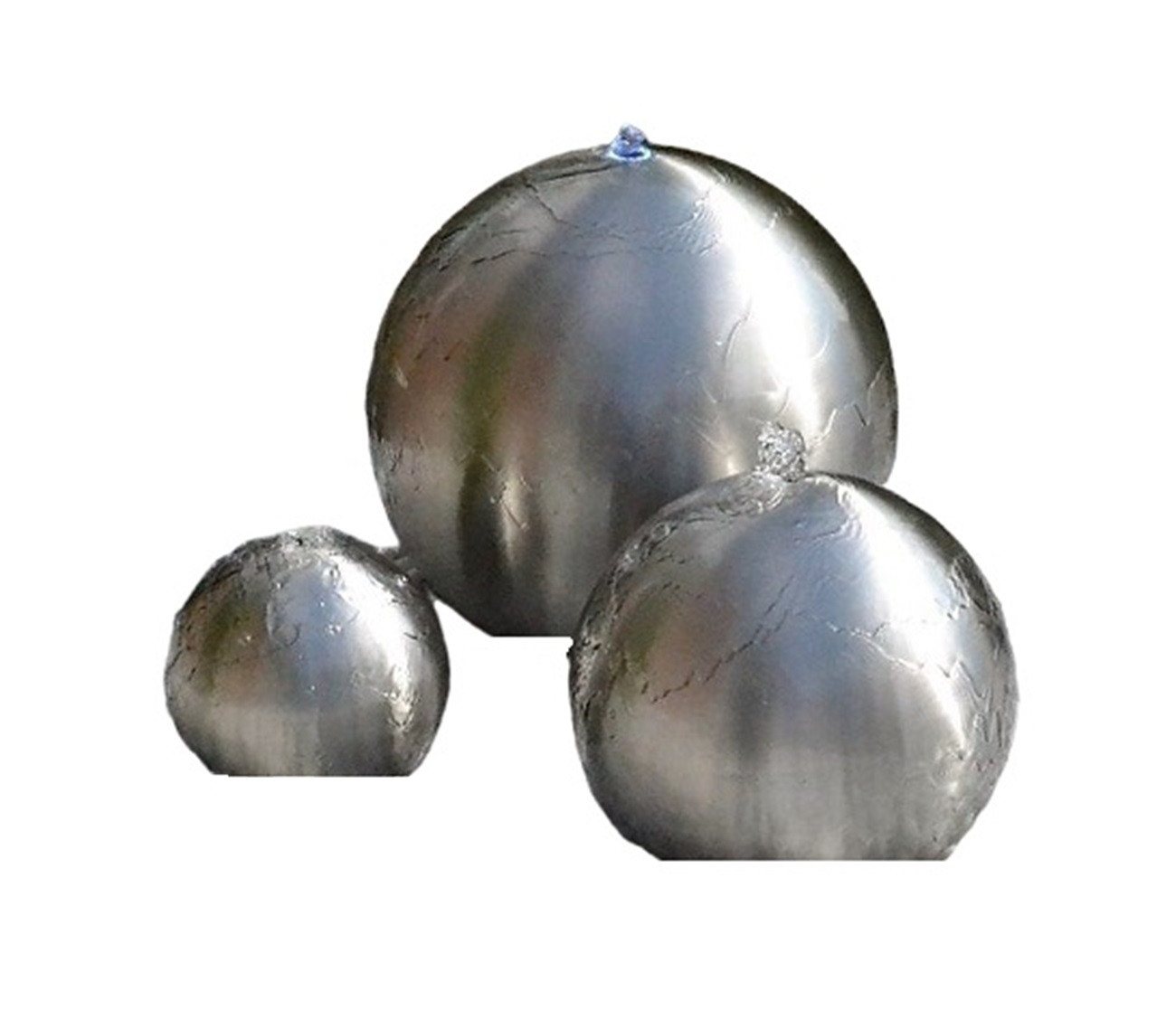 Jürgen Bocker - Gartenambiente Gartenbrunnen Kugelbrunnen 3er-Set Edelstahl matt incl. LED Brunnenkugel Garten Jürgen Bocker - Gartenambiente Gartenbrunnen Kugelbrunnen 3er-Set Edelstahl matt incl. LED Brunnenkugel Garten von Jürgen Bocker - Gartenambiente