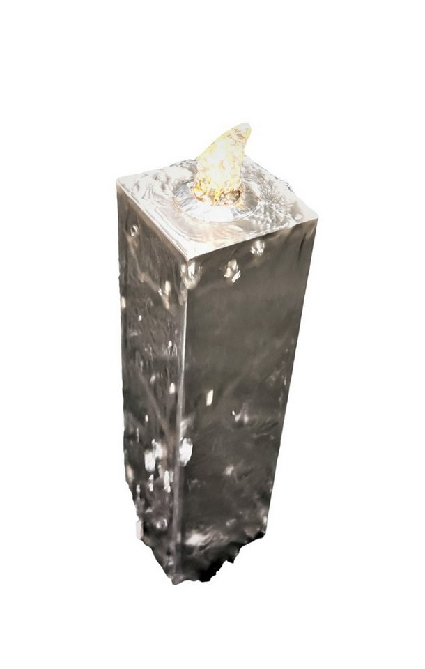 Jürgen Bocker - Gartenambiente Gartenbrunnen Säulenbrunnen eckig 10/10 cm Edelstahl matt Höhe 40-100 cm LED Garten Jürgen Bocker - Gartenambiente Gartenbrunnen Säulenbrunnen eckig 10/10 cm Edelstahl matt Höhe 40-100 cm LED Garten von Jürgen Bocker - Gartenambiente