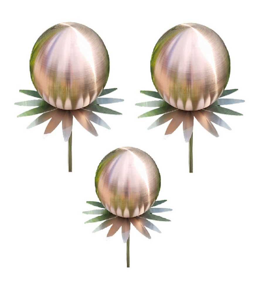 Jürgen Bocker - Gartenambiente Gartenstecker Blütenzauber Milano Rosenkugel Edelstahl 3er Set mit Stab 80 cm Jürgen Bocker - Gartenambiente Gartenstecker Blütenzauber Milano Rosenkugel Edelstahl 3er Set mit Stab 80 cm von Jürgen Bocker - Gartenambiente