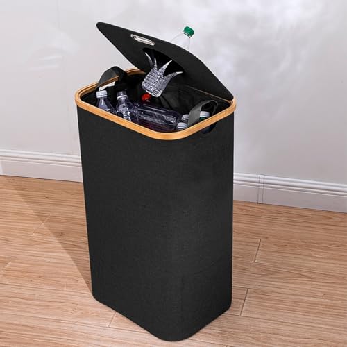 Pfandflaschen Sammelbehälter 100l mit 1 Öffnung und einer Innentasche für Küche Lager Haushalt Flaschensammler Recycling Tasche robust faltbar Leergutbehälter Mehrwegflaschen Organizer von Jürgen Westerholt