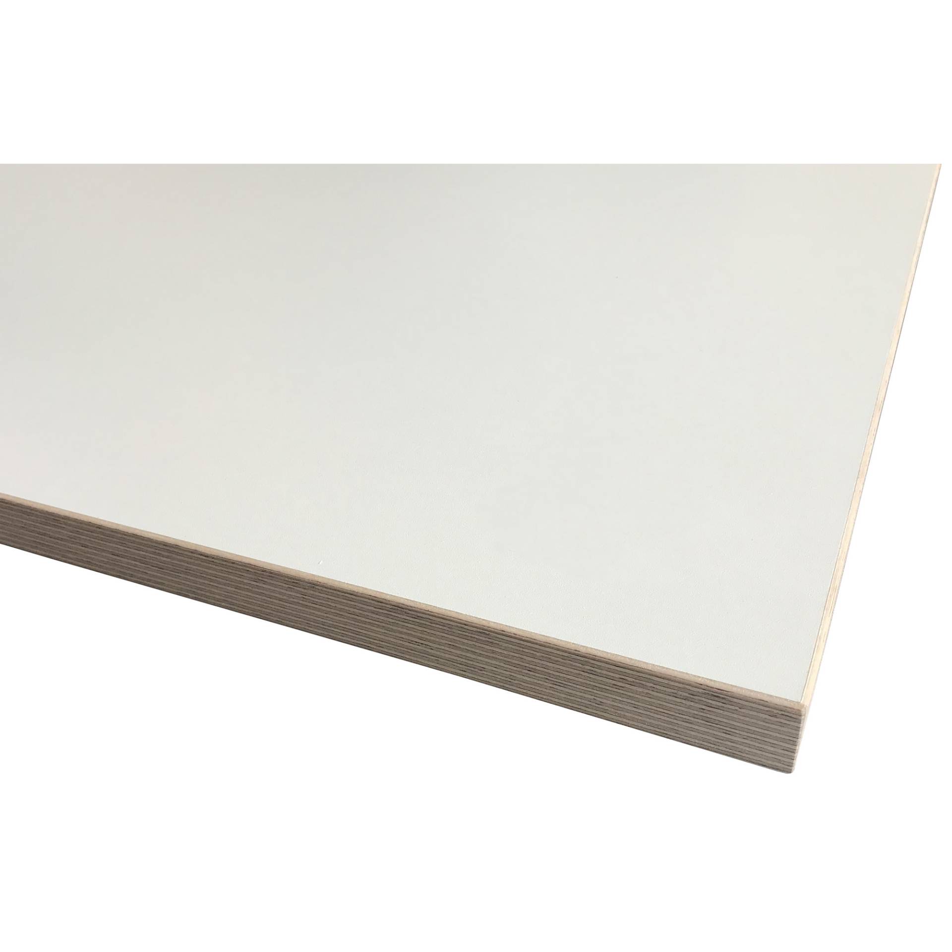 Jürgens Holzprodukte Tischplatte Dekorspan weiß 65 x 65 x 2,7 cm von Jürgens Holzprodukte