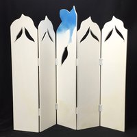 P - Fenster-Paravent, Zusammenklappbar von Juergensendesign