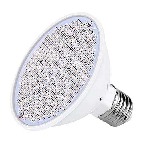 E27 300Leds Pflanzenwachstumslampe, LED-Vollspektrum-Wachstumsglühbirnen, Sämling-Blumen-Phyto-Lampe für Zimmerpflanzen von Jufjsfy