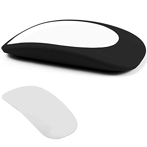 Jufjsfy Elastische StaubschutzhüLle für Mouse 1 und 2, Kratzfeste SilikonschutzhüLle (Schwarz) von Jufjsfy