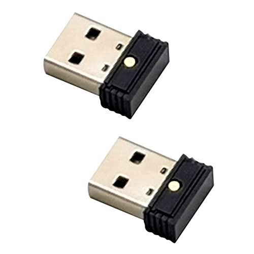 Jufjsfy Jiggler USB-Maus mit 2 Stück, automatisch, nicht erkennbar, um die Maus des Computers zu bewegen, hält den Computer aufwachen, simuliert die Mausbewegung von Jufjsfy