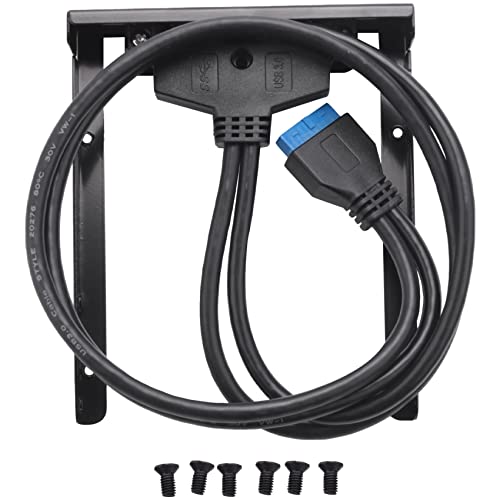 USB 3.0 Einsätze für USB-Hub-Panel vorne Disketten, 2 x Stecker USB 3.0 Einsätze für USB-Hub-Panel vorne Disketten, 2 x Stecker von Jufjsfy