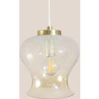 Yugochic Pendellampe Mcm Hängeleuchte Mini Kronleuchter Vintage Decken Kleine Leuchte Retro Glas Gold Messing von Jugosik